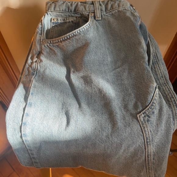 Topshop denim maxi skirt - sz 10 - Picture 3 of 6